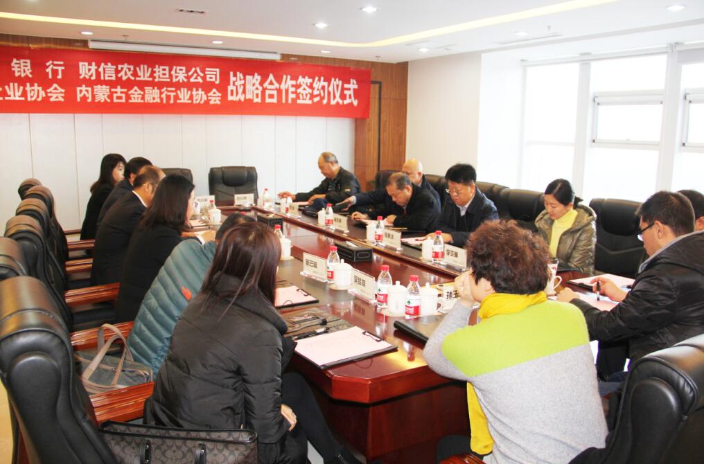 匯聚多方共識，共謀內蒙古農牧業(yè)產業(yè)新發(fā)展——四方銀企戰(zhàn)略合作洽談會召開